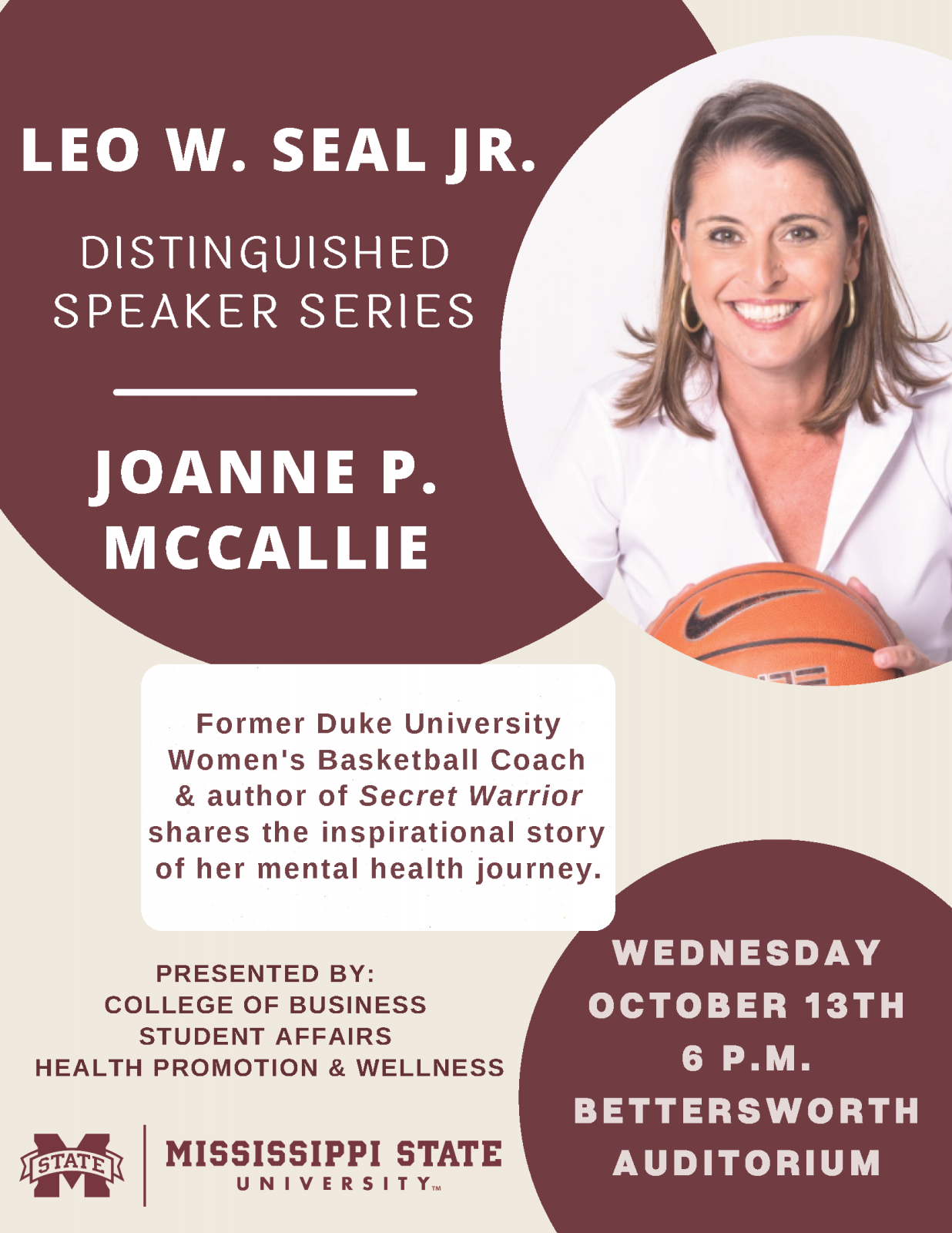 Leo W. Seal Jr. Distinguished Speaker Series: Joanne P. McCallie