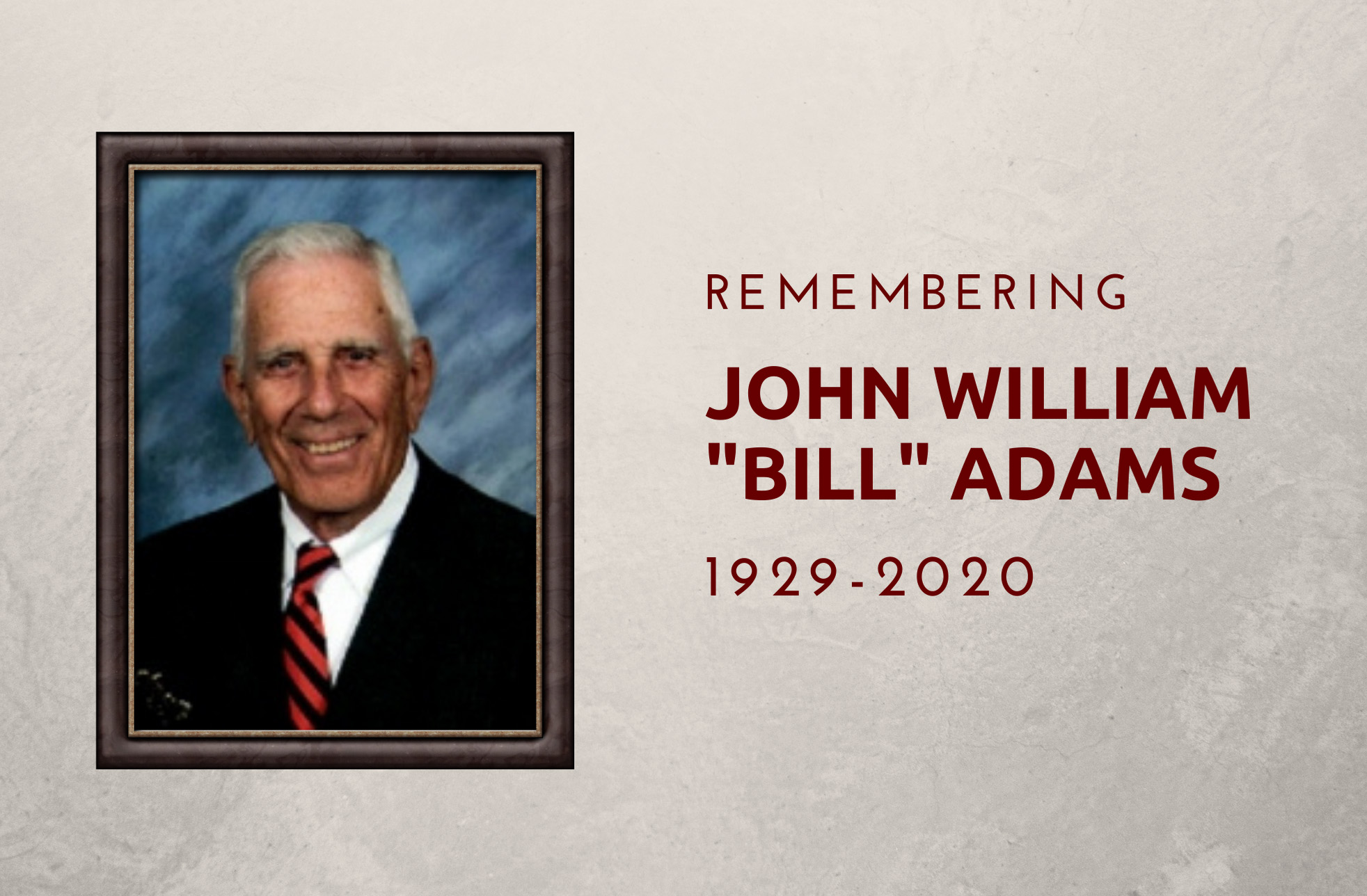 John William "Bill" Adams