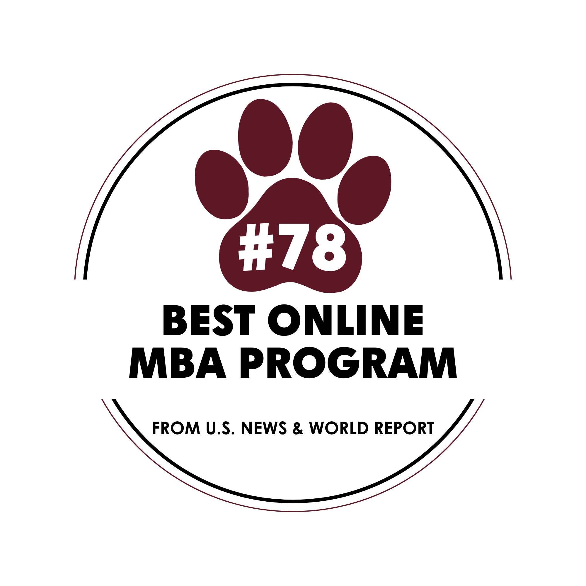 #78 Best Online MBA Program from US News & World Report