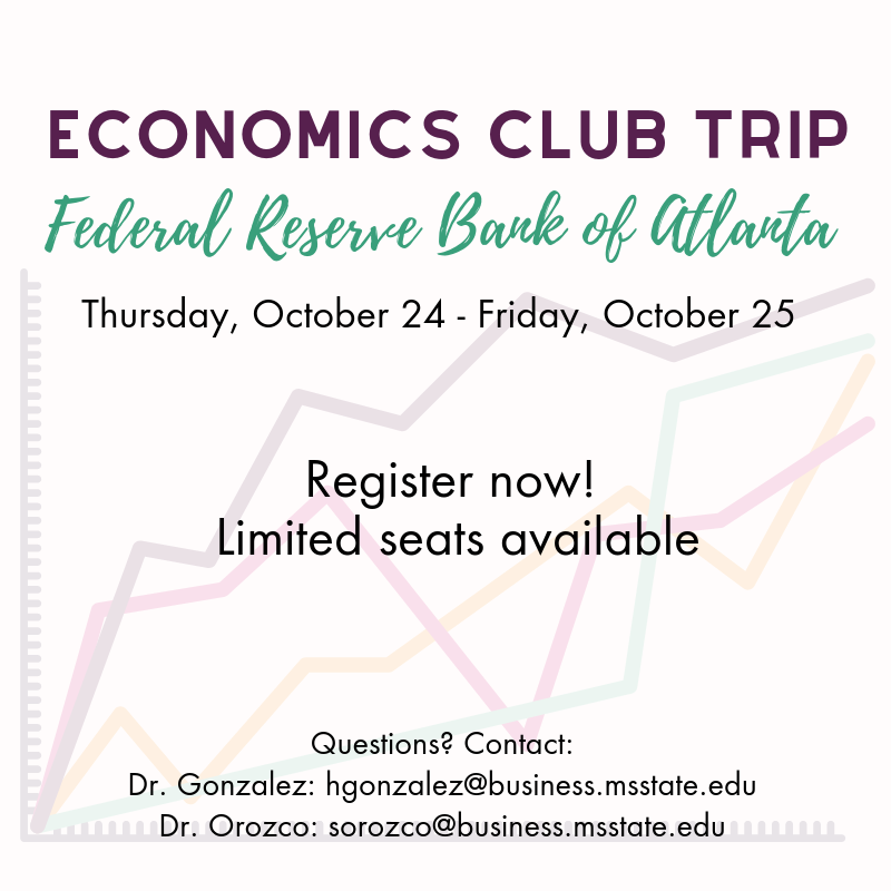 Economics Club Trip flyer