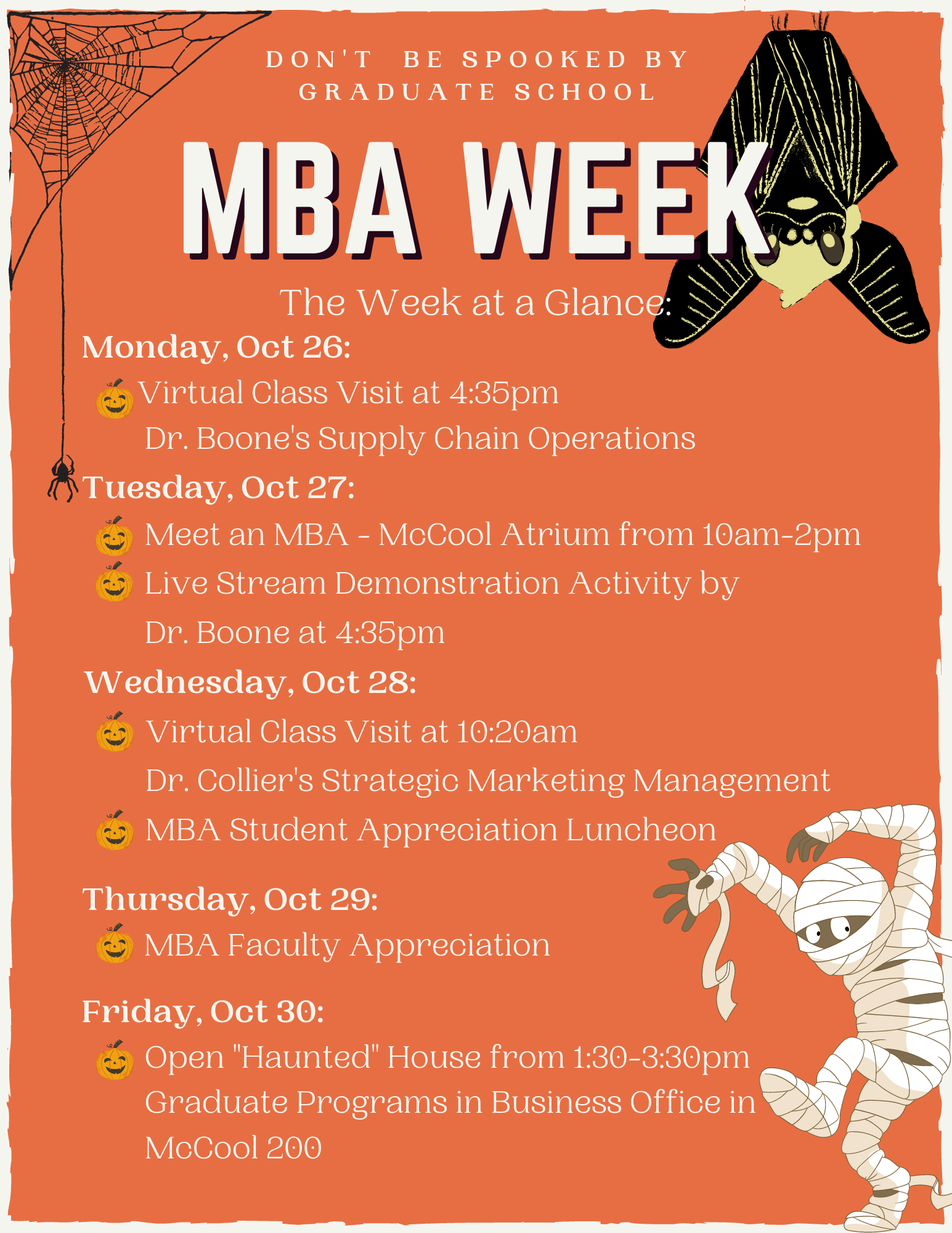 MBA Week 2020 Poster