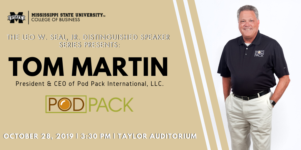 Tom Martin - Leo W. Seal Jr. Distinguished Speaker Series