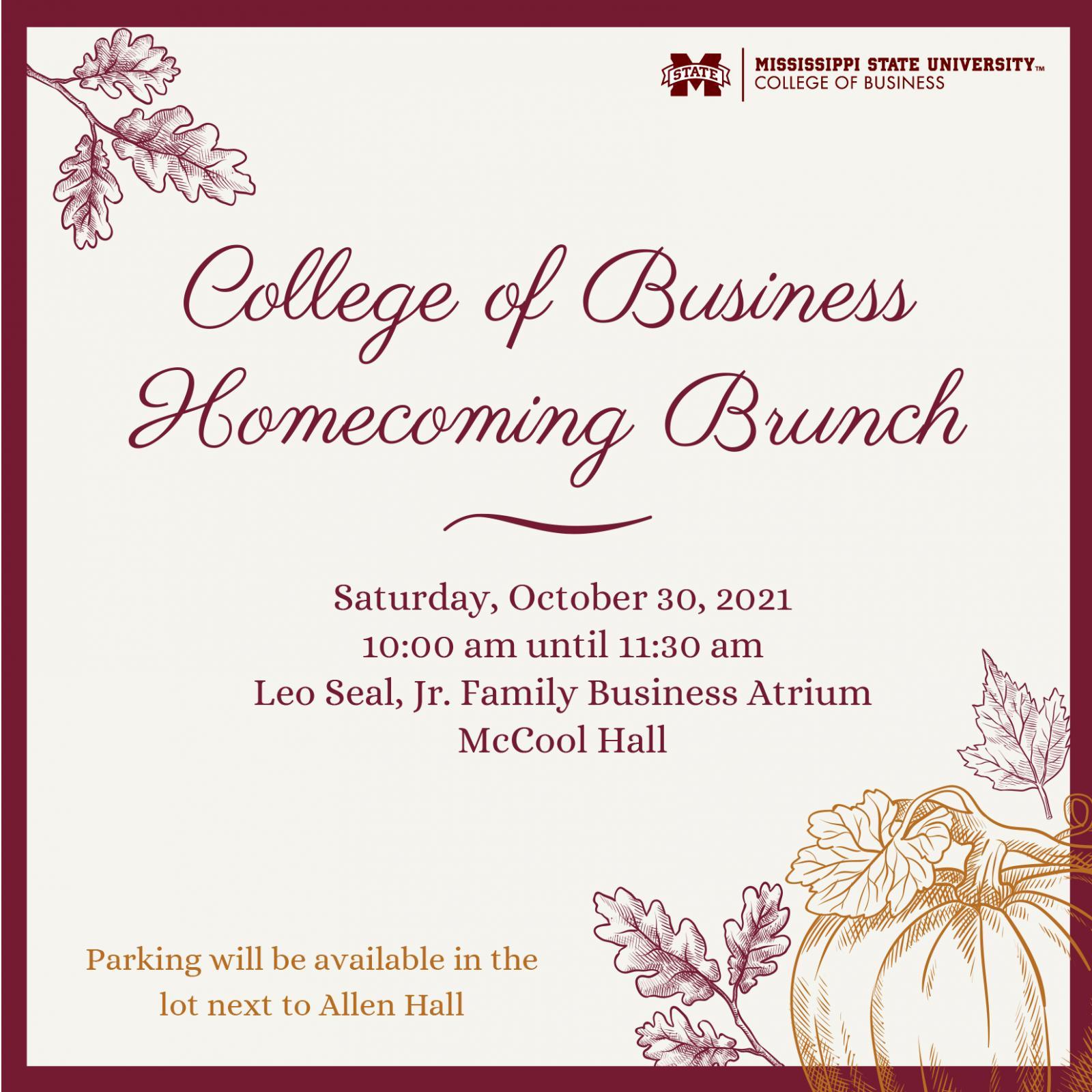 2021 COB Homecoming Breakfast - October 30, 2021