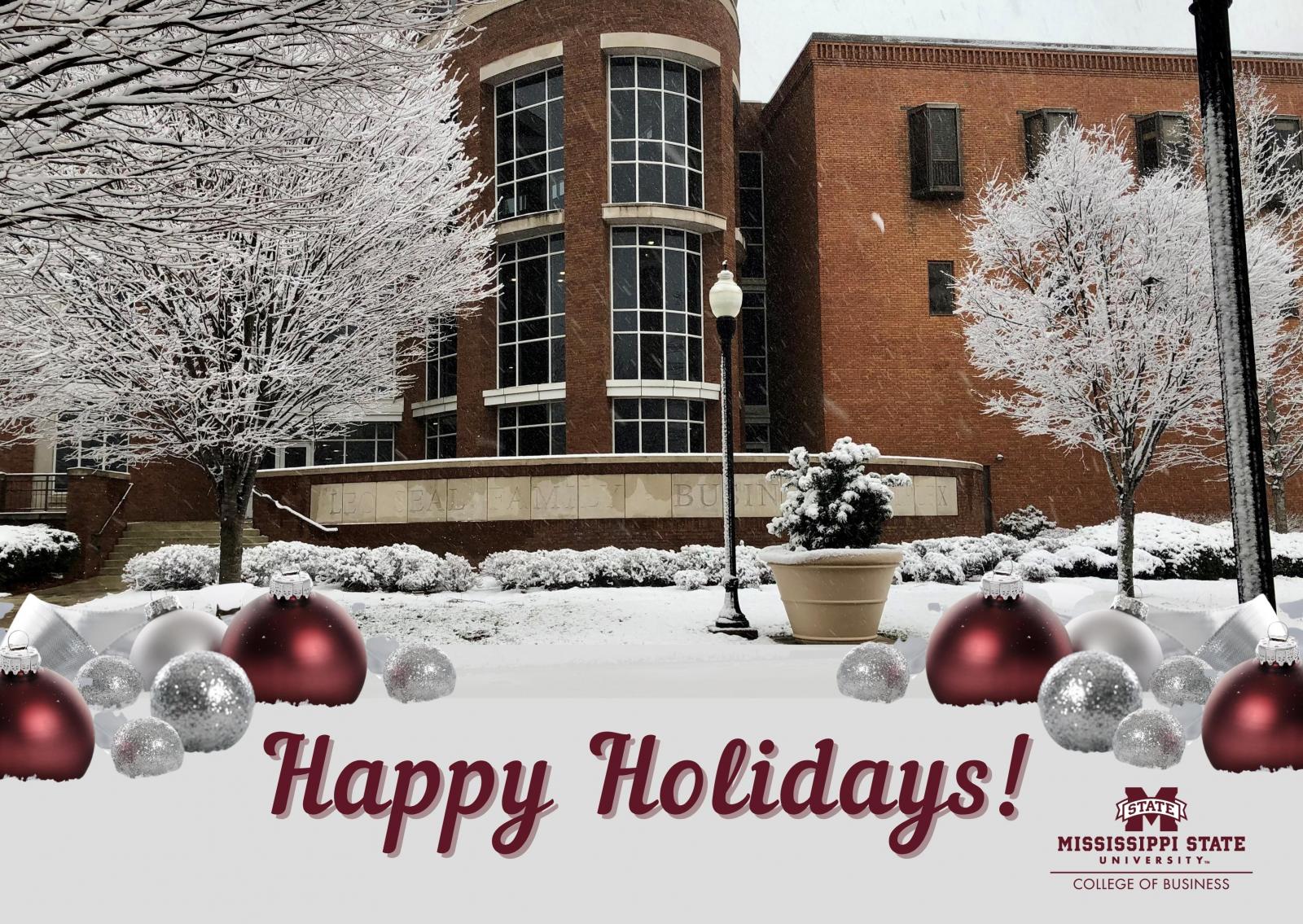 Happy Holidays from the College of Business