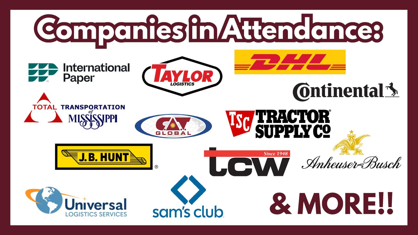 Companies in attendance for 2025 Supply Chain Connect