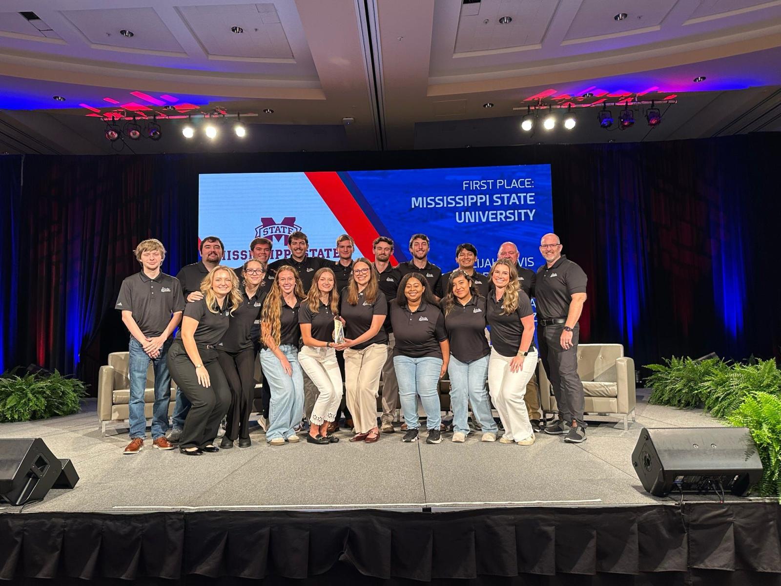 students at a competition