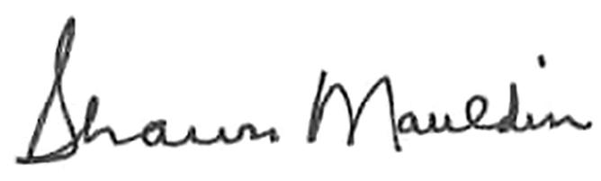 Shawn Mauldin signature