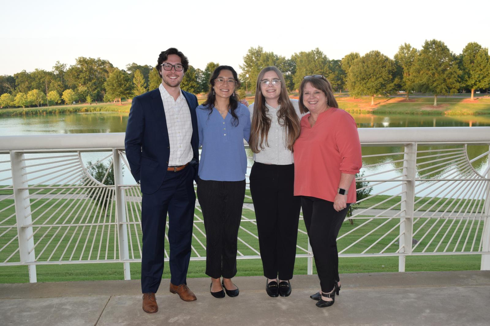 group of people smiling