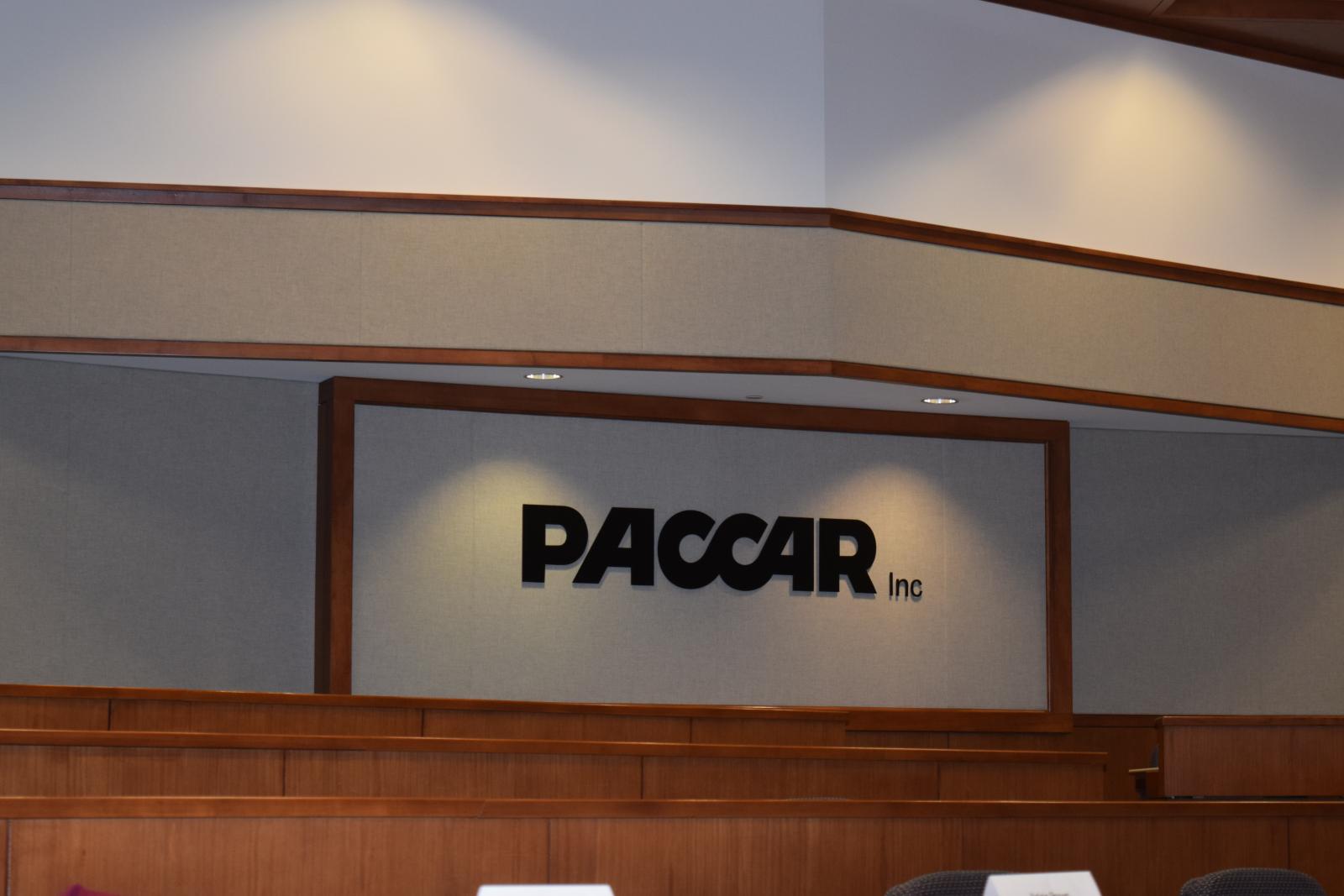 PACCAR signage